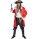 Location déguisement Pirate manteau rouge luxe