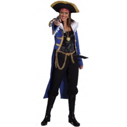 Location déguisement Pirate amirale bleue