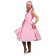 Location déguisement Robe 50's vichy rose