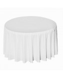 Location nappe ronde blanche 290cm