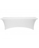 Location housse de chaise en lycra blanc