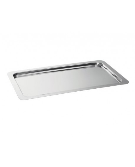 Location plateau inox rectangulaire 53x32.5cm