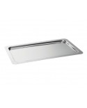 Location plateau inox rectangulaire 53x32.5cm