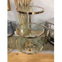 Location présentoir à gâteaux 2 niveaux rose gold