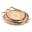 Location plateau rond en cannage 30cm