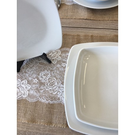 Assiette entrée/dessert Vinci