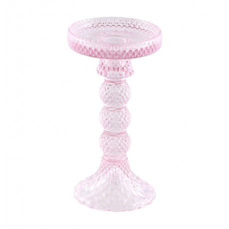 Location Porte bougie bois 17cm or