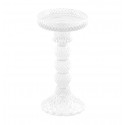 Location Porte bougie verre rose 16.5cm
