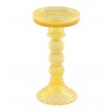 Location Porte bougie verre transparent 16.5cm