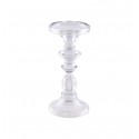 Location Porte bougie verre tangerine 16.5cm