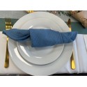 Location serviette de table gaz de coton vert tilleul