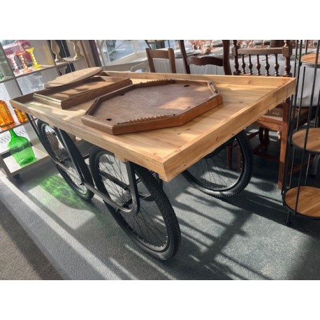 Location 2 structures demi-lunes métal doré