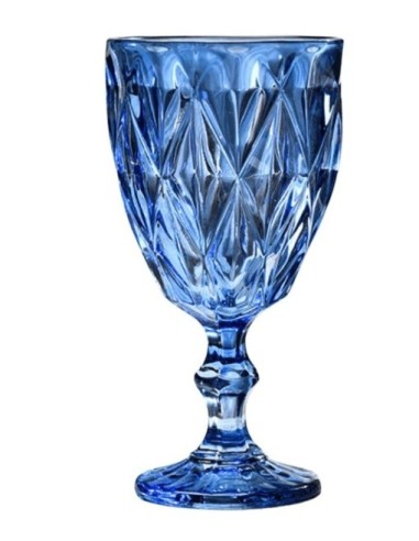 Location Verre à vin bleu