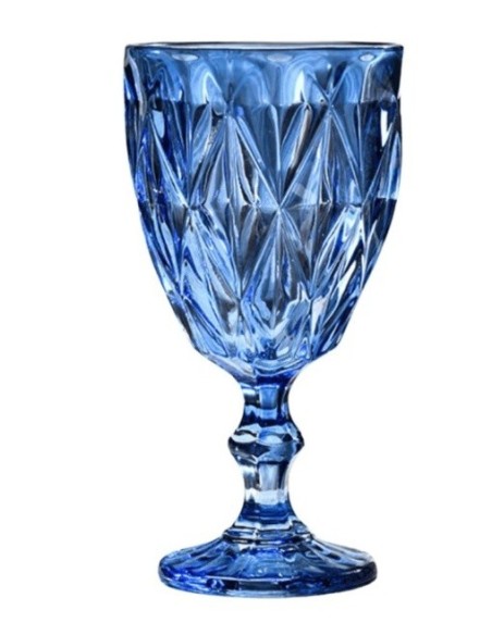 Location Verre à vin bleu