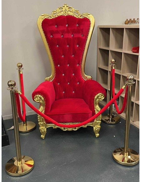 Location fauteuil du père noël luxe 2