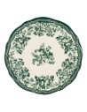 Assiette plate Faustine verte diam 26cm