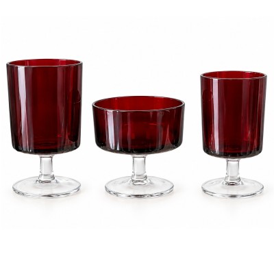 Gamme verres suède rouges
