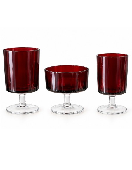 Gamme verres suède rouges