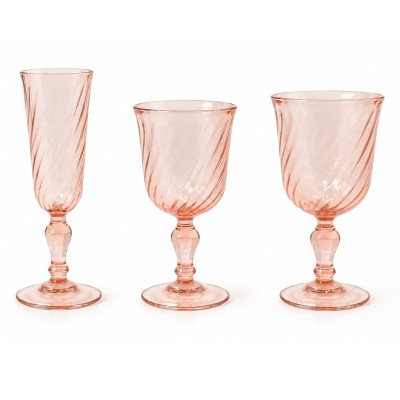 Gamme verres rosaline