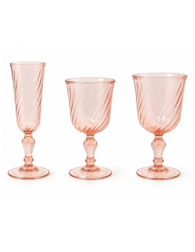 Gamme verres rosaline