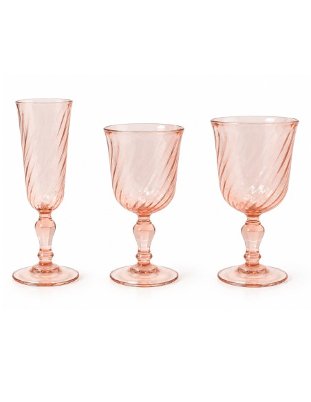 Gamme verres rosaline