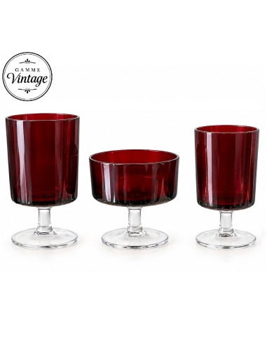 Gamme verres suède rouges