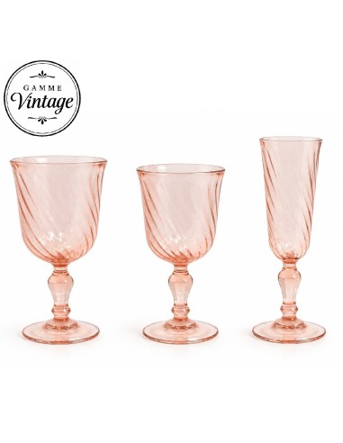 Gamme verres rosaline