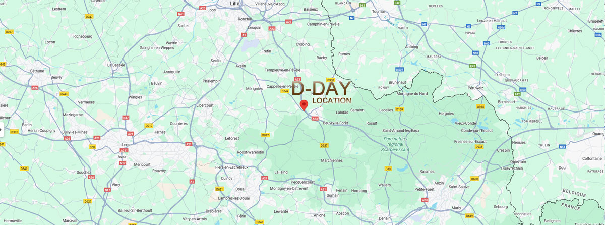 Map Dday Location